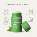 Mascarilla de Té Verde · Limpieza Profunda en Stick